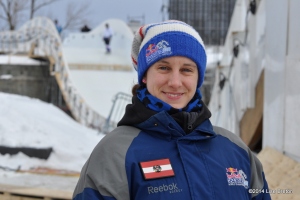 Alice Zenz (AUT) une compétitrice pour l'édition 2014 du Red Bull Crashed Ice à Québec